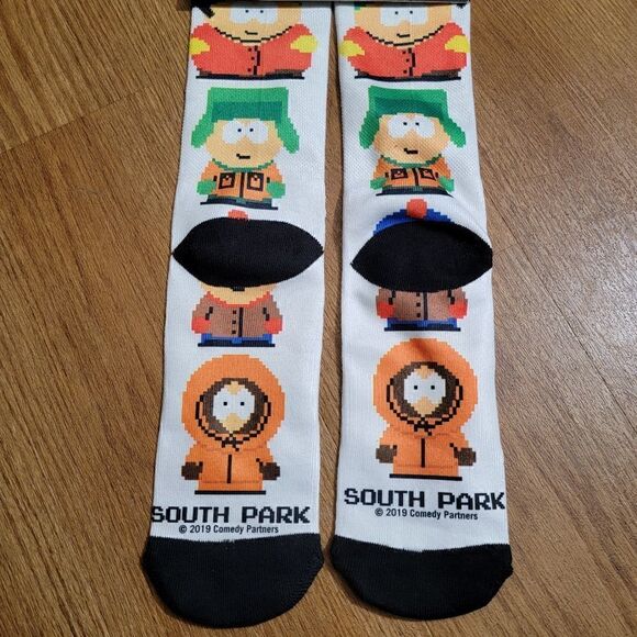Odd Sox X South Park Crew Lenght Socks Size Large L Kenny Cartman Kyle Stan New - Picture 7 of 8